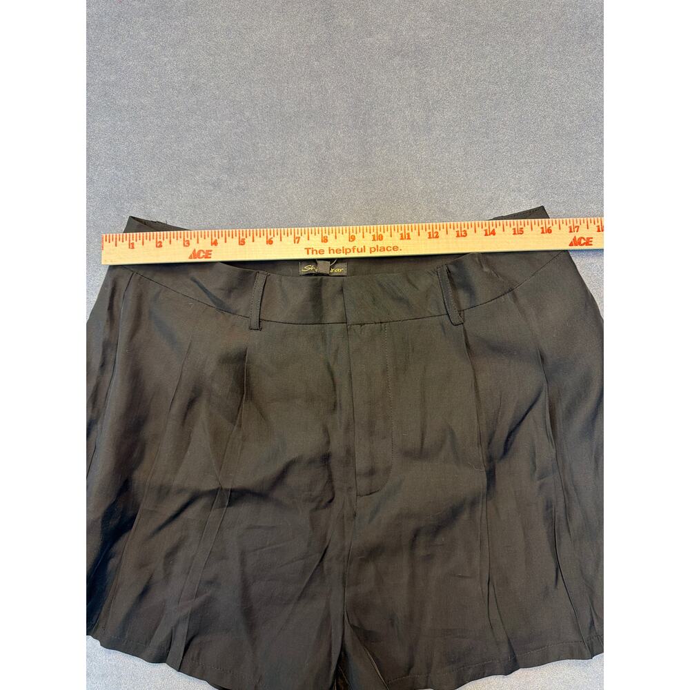 Shinestar Black High-waisted Tailored Shorts Womens Size Xl Casual Outdoor - Picture 7 of 10